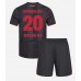 Bayer Leverkusen Alejandro Grimaldo #20 Hjemmedraktsett Barn 2025-26 Korte ermer (+ Korte bukser)